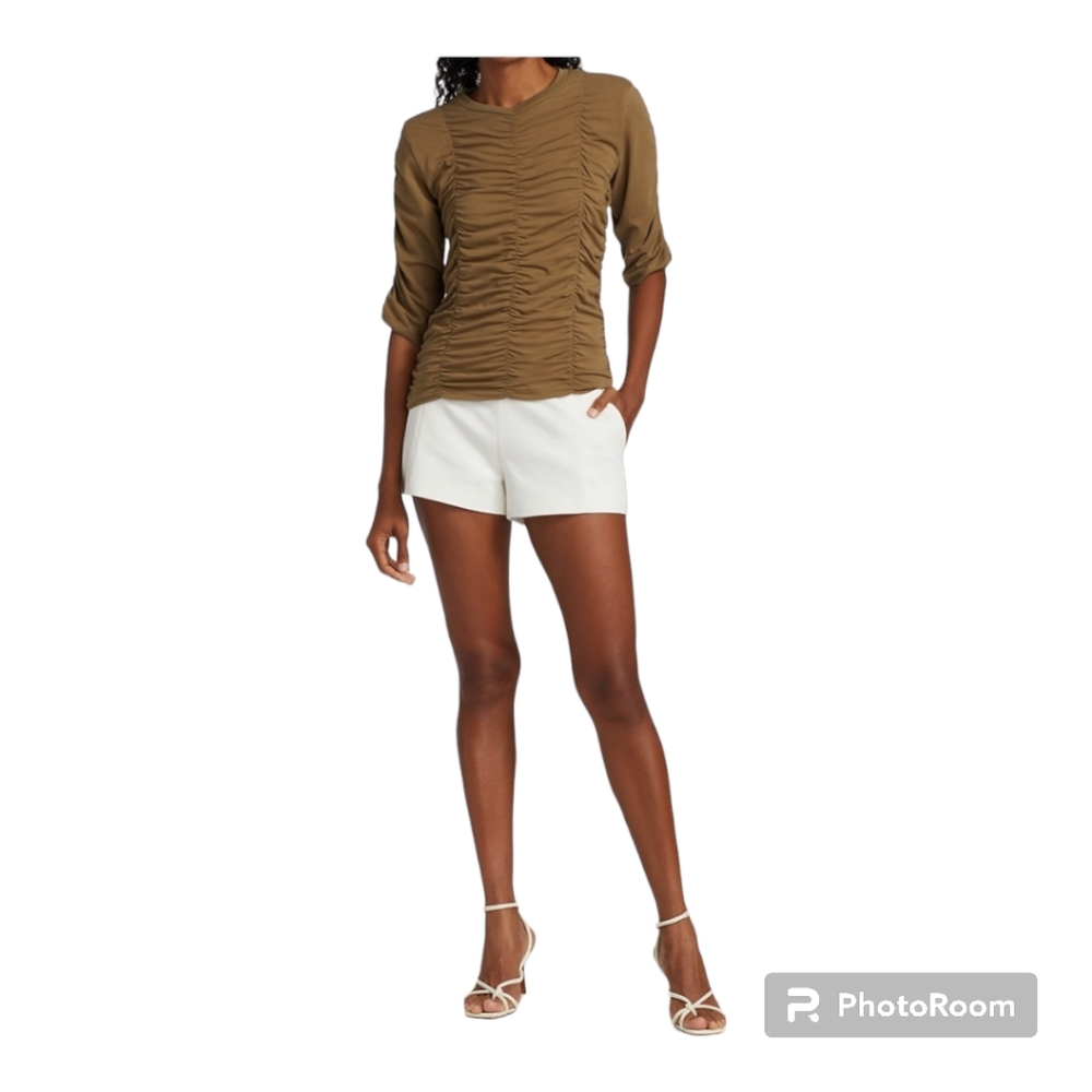 A|X White Dress Shorts